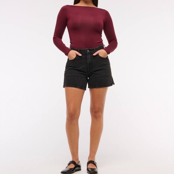 Abercrombie & Fitch Curve love Dad Short Size 26 NWT - Picture 2 of 3